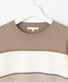 自由区 L 【カタログ掲載・洗える】モールコンビ ニット