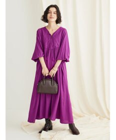 CRAFT STANDARD BOUTIQUE レーヨンキルト切り替えワンピース