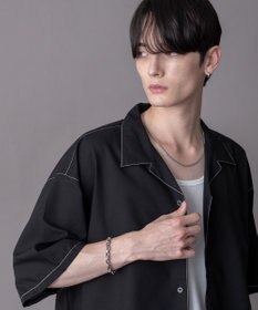 WEGO 【ユニセックス着用ITEM/SMLサイズ展開】 TRオープンカラーシャツ（SS）
