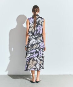 GRACE CONTINENTAL プリントレイヤードスカート