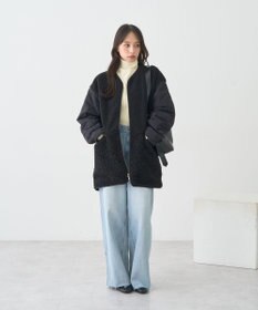 earth music&ecology ボアキルトミドルコート