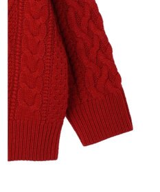 CRAFT STANDARD BOUTIQUE ラグランケーブルニットプルオーバー　