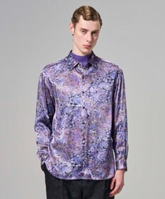 JOSEPH HOMME 【HIGH GRADE LINE】コールドレーヨンプリント　レギュラーカラーシャツ