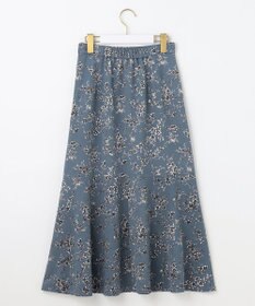 ANY SIS 【洗える】フラワープリントペプラム スカート