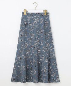 ANY SIS 【洗える】フラワープリントペプラム スカート