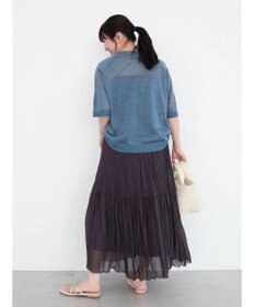 Green Parks シアーロゴニットプルオーバー