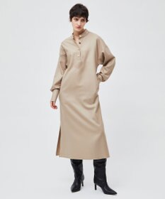 BEIGE， TERNES / ドルマンスリーブウールワンピース