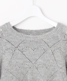 Feroux ハート柄ニット プルオーバー