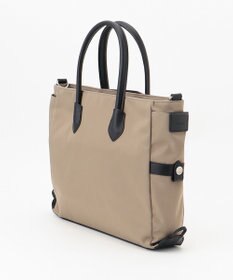 Y'SACCS ナイロン×リサイクルレザー　ホック2WAYトート　Sサイズ