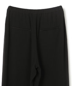 uncrave バックサテンジョーゼット フレアパンツ