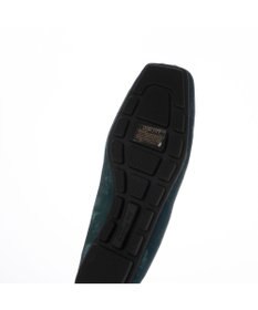 MODE ET JACOMO <carino>スクエアトゥ切り替えデザインフラットパンプス