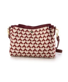 UNBILLION カシュカシュ cachecache / 柄アソートジャガード三つ口ショルダーバッグ