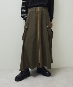 Green Parks ・ＳＵＧＡＲ　ＳＰＯＯＮ　ミリタリーフレアスカート