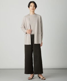 J.PRESS LADIES L マイクロライトスエード ワイド パンツ