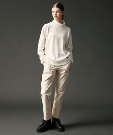 JOSEPH ABBOUD MOUNTAIN 【日本製/ソフト】ソフトウォームワッフル タートルネック Tシャツ