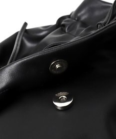 WEGO ギャザーリボンフラップバッグ