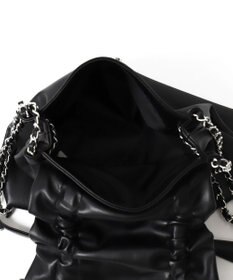 WEGO ギャザーリボンフラップバッグ