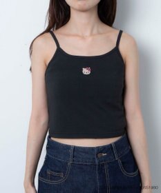 WEGO 【サンリオ】HELLOKITTYコラボ刺繍キャミ