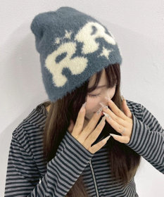 WEGO RRWロゴシャギーニットワッチ