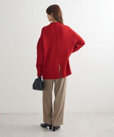 Green Parks 洗えるモックネックニットプルオーバー