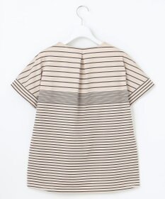 J.PRESS LADIES L パネルボーダー ドルマンスリーブ カットソー