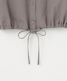 23区 S 【SLOW/一部店舗限定】ブライトリネン クロップド シャツ