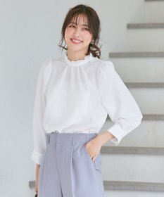 ANY SIS S 【洗える】プチフリル ブラウス