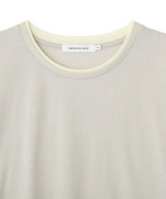 AMERICAN HOLIC 配色レイヤード風シアーＴシャツ