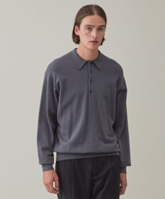 UNFILO MENS ライトウォーム ニットポロ