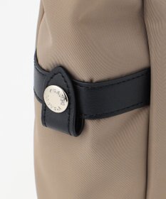 Y'SACCS ナイロン×リサイクルレザー　ホック2WAYトート　Sサイズ