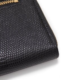 TOPKAPI 【TOPKAPI】イタリアンレザー リザード型押し Lファスナー長財布マチ付き LUCIA ルチア