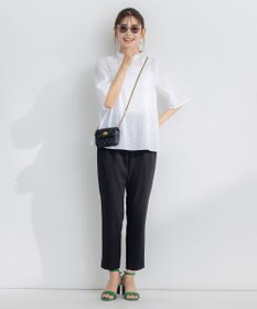 組曲 【吸湿・冷感・UVケア】スタイルアップジャージー パンツ