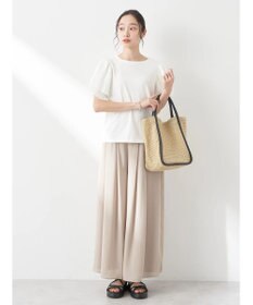 earth music&ecology プリーツフレアプルオーバー