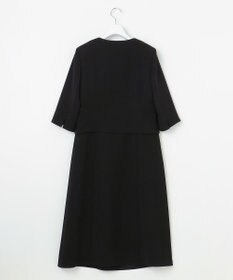 自由区 FORMAL 【洗える/縦横ストレッチ】セオプラスエス横二重ジャケット＋ワンピース