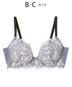 AMPHI ブラジャー 自然なまるみのあるバストシルエット 背中の段差ができにくい整える機能のブラ 【ふわふわブラ】 ブラ BYJ380 アンフィ／ワコール