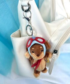 WEGO ぴぽぴぽパイロットドッグキーホルダー