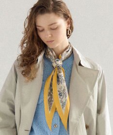 23区 【先行予約】Ericaキャラコ  ペイズリープリント スカーフ