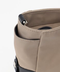 Y'SACCS ナイロン×リサイクルレザー　ホック2WAYトート　Sサイズ