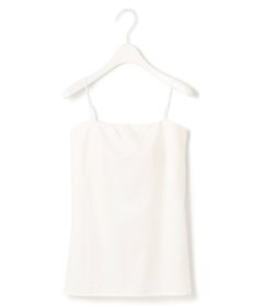 ICB L 【接触冷感・UVケア・速乾・洗える】カップ付きサテンキャミソール