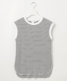 23区 S 【SLOW/一部店舗限定】ランダムリブフライス フレンチスリーブ カットソー