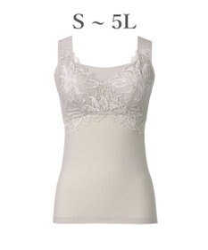 BRADELIS New York 【BRADELIS NewYork peace】シルク混素肌しっとりハッピーバストキャミ26 補正下着 カップ付き ブラトップ ブラキャミソール シェイパー