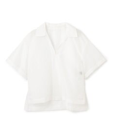 uncrave シアー オーガンジー ショート シャツ