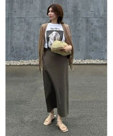 Green Parks バックスリットポンチスカート