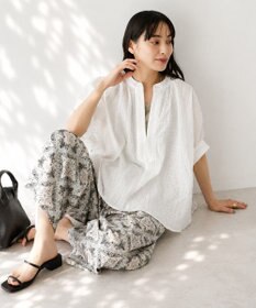 CRAFT STANDARD BOUTIQUE ナチュラルワッシャーブラウス【WEB限定カラー有り】
