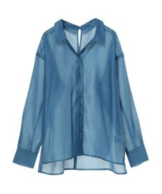 earth music&ecology オープンデザインシアーシャツ