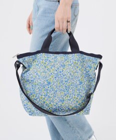 LeSportsac DELUXE EASY CARRY TOTE/タペストリーフラワーブルー
