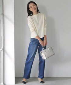 J.PRESS LADIES 【洗える】BASIC STRETCH DENIM ボーイフィット パンツ
