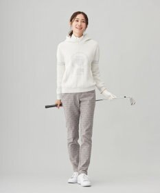 23区GOLF 【WOMEN】エンブレム柄ジャガードスキニーパンツ