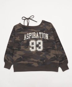 WEGO 【25年秋冬新作】2WAYグラフィックワンショルBIGスウェット