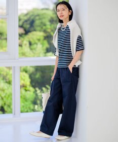 23区 【Oggi4月号掲載/洗える】スラブツイルストレッチ ベイカー パンツ